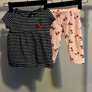 Cute Carter’s matching outfit